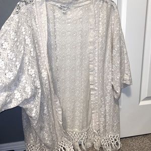 White / cream cover up